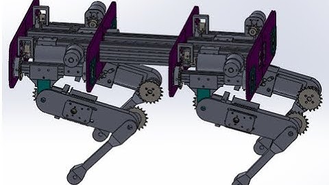 Video báo cáo đồ án tốt nghiệp đề tài: " Robot động vật bốn chân"