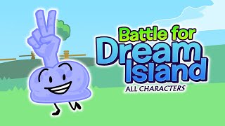 BFDI All Characters | BFDI, BFDIA, IDFB, BFB, TPOT