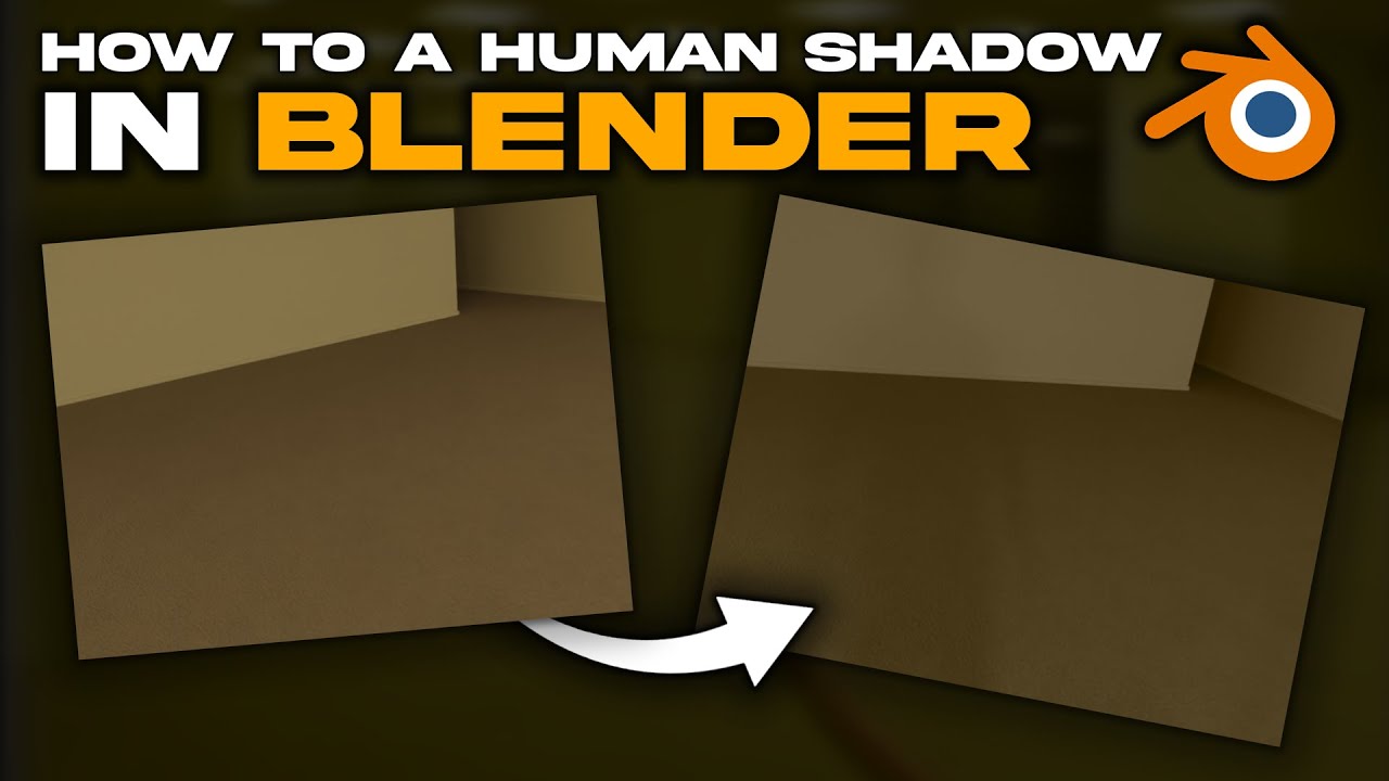 How To Make A Human Shadow In Blender YouTube