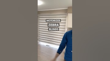 DIY Motorized Zebra Blinds Installation - Stop Paying for Window Treatments!!! #motorizedblinds