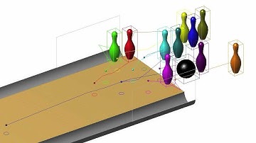 Strike!  With bounding boxes and sphere-swept collision detection.