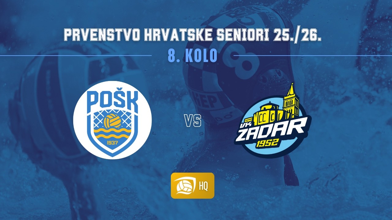 POŠK 1937 - Zadar 1952, PH seniori 25./26., 8. kolo