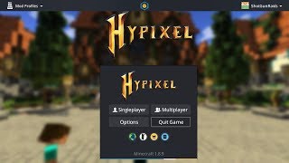 Playing Bedwars with the Hypixel Client