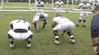 2013 14 Georgia Southern OL Drill Tape