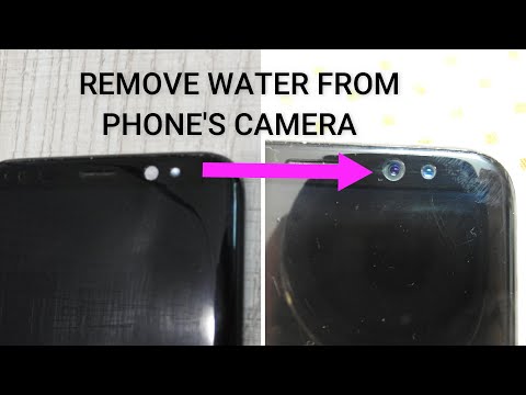 फोन के कैमरे और आईरिस स्कैनर से पानी/नमी निकालें | सैमसंग गैलेक्सी S8 | (कोई ऑडियो नहीं)