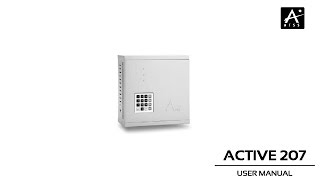 Active 207 - 2 Zone Burglar Alarm - User Manual Video