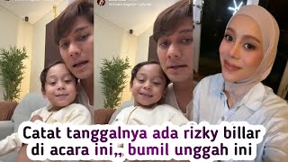 CATAT TANGGALNYA ADA RIZKY BILLAR DI ACARA INI, BUNLES UNGGAH INI