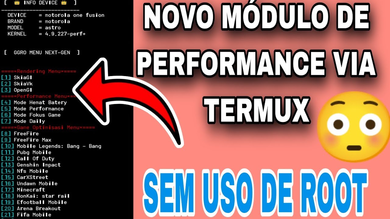 Termux Linux Performance Novo MÓDULO de PERFORMANCE via TERMUX,tá INCRÍVEL - YouTube
