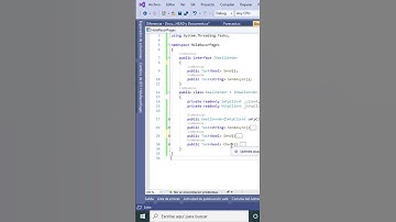 Extraer método C# a una Interfaz | Visual Studio 2019 #TipsVisualStudio #TipsCsharp