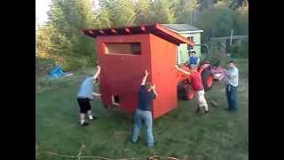 chicken coop move