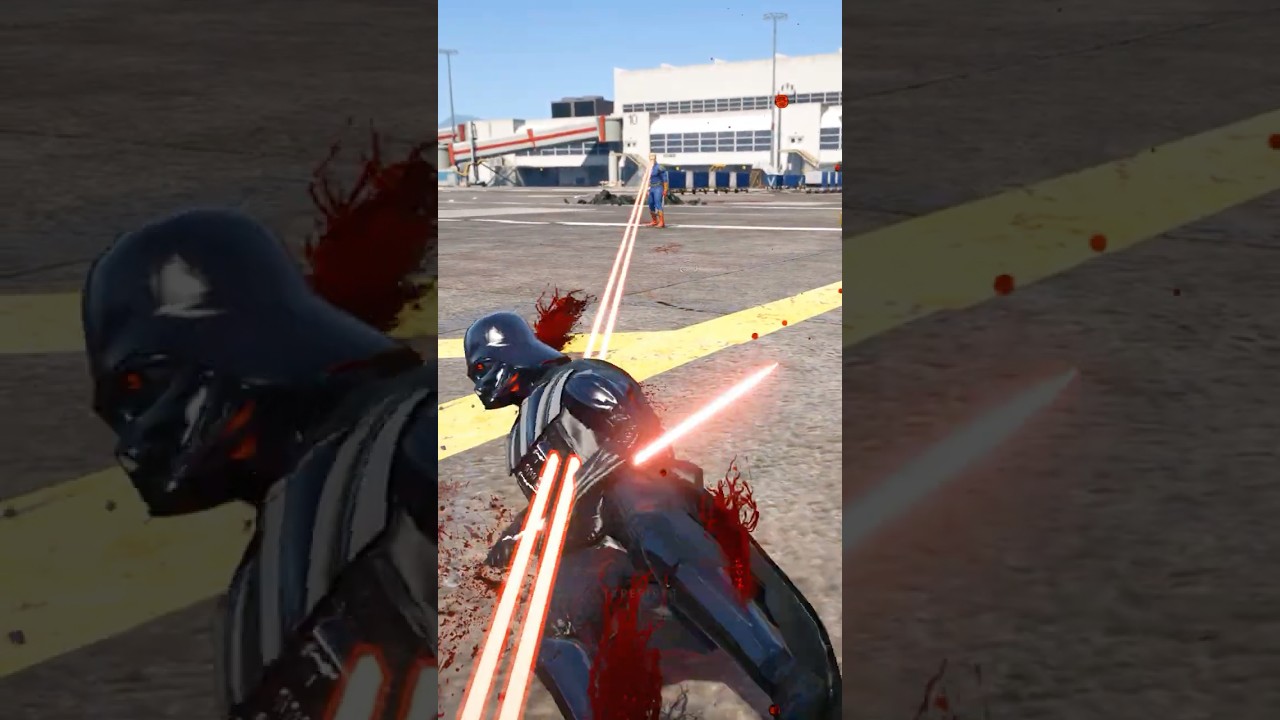 GTA 5 - Darth Vader VS Homelander #gta5mods #starwars #tkrebirth