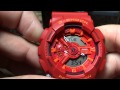 CASIO G-SHOCK REVIEW AND UNBOXING GA-110AC-4 AC COLOR SERIES