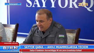Sayyor qabul — aholi murojaatlariga yechim