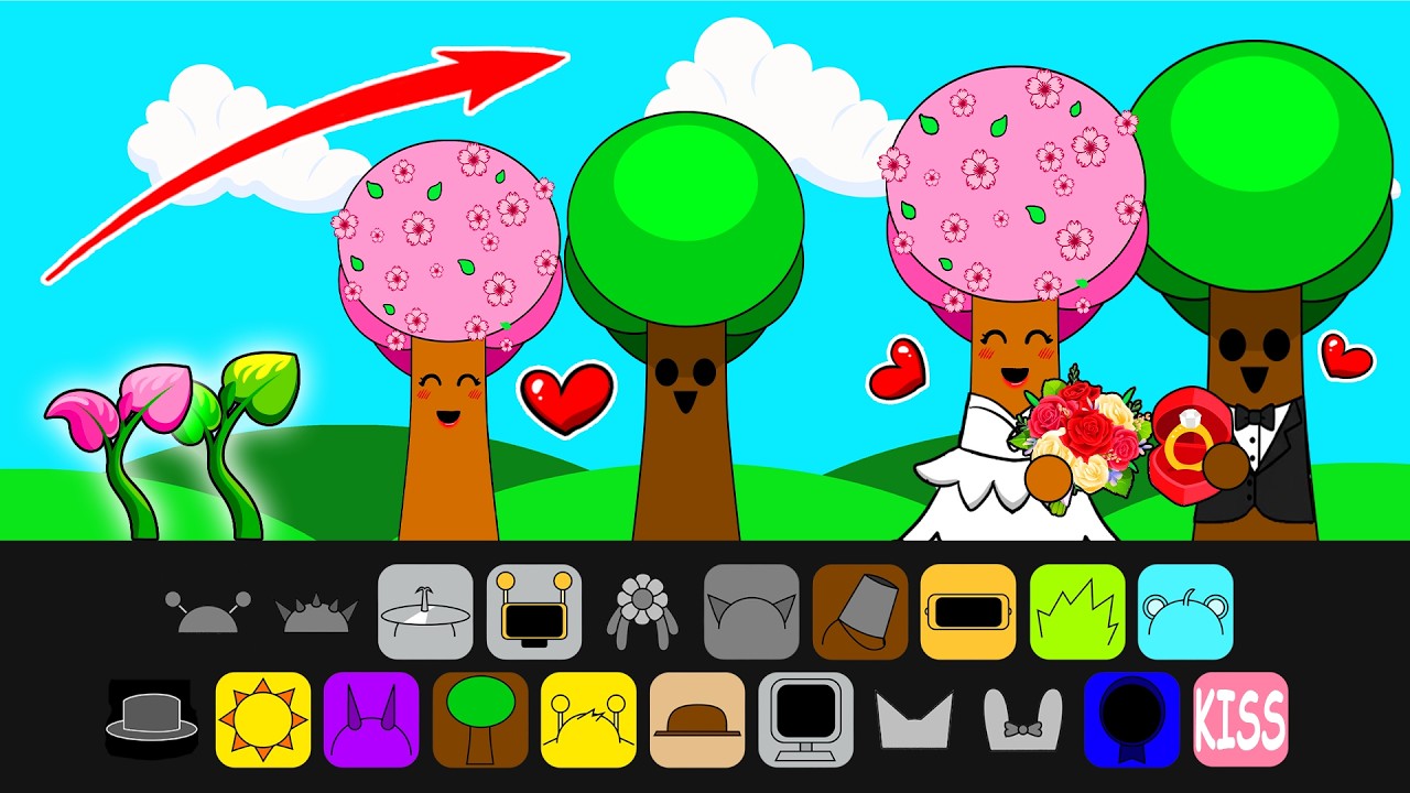 👻Paper DIY👻 Incredibox Sprunki Mr Tree Family LOVE STORY 💗 Happily Ever After | DIY kertas buku 👻