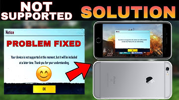 BGMI IOS DEVICES NOT SUPPORT PROBLEM IPHONE 5s IPHONE 5c IPHONE 6 | FIX NOT SUPPORT PROBLEM IN BGMI.