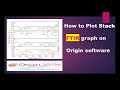Origin part 3  how to plot stack ftir graph on origin  asif research lab