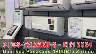 Điều Hoà Panasonic 2 Chiều 12000Btu Cucs-Yz12Akh-8 Mới 2024 Tặng Trọn Gói Lắp Đặt