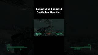 Fallout 3 Vs Fallout 4 Deathclaw Gauntlet!