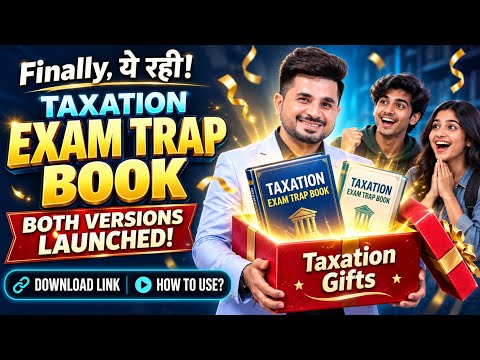 Tax "TRAP Book" Download 🖇️🔥FREE For ALL✨FREE Exam Oriented Batch NOTES💯 Gaba Sir #icsi #icai #icmai