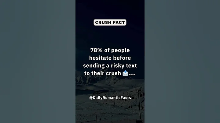 78% of people hesitate before sending a risky text to their crush 📩.... #shorts
