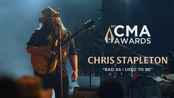 Chris Stapleton – “Bad As I Used To Be” | Live at CMA Awards 2025