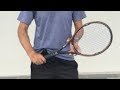 テニス　ボレーの構え方　コンチネンタルグリップを定着させる方法　窪田テニス教室