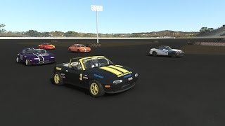 HHRL 2016/17 Winter Week 1 - Spec Miata Figure 8 Snow Ball Enduro screenshot 2