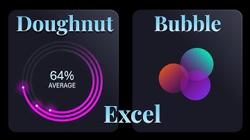 Doughnut and Bubble Chart with 3 Variables Values in Excel