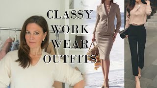 Classy Work Wear Outfits | Fashion Over 40 | Classy Women Style