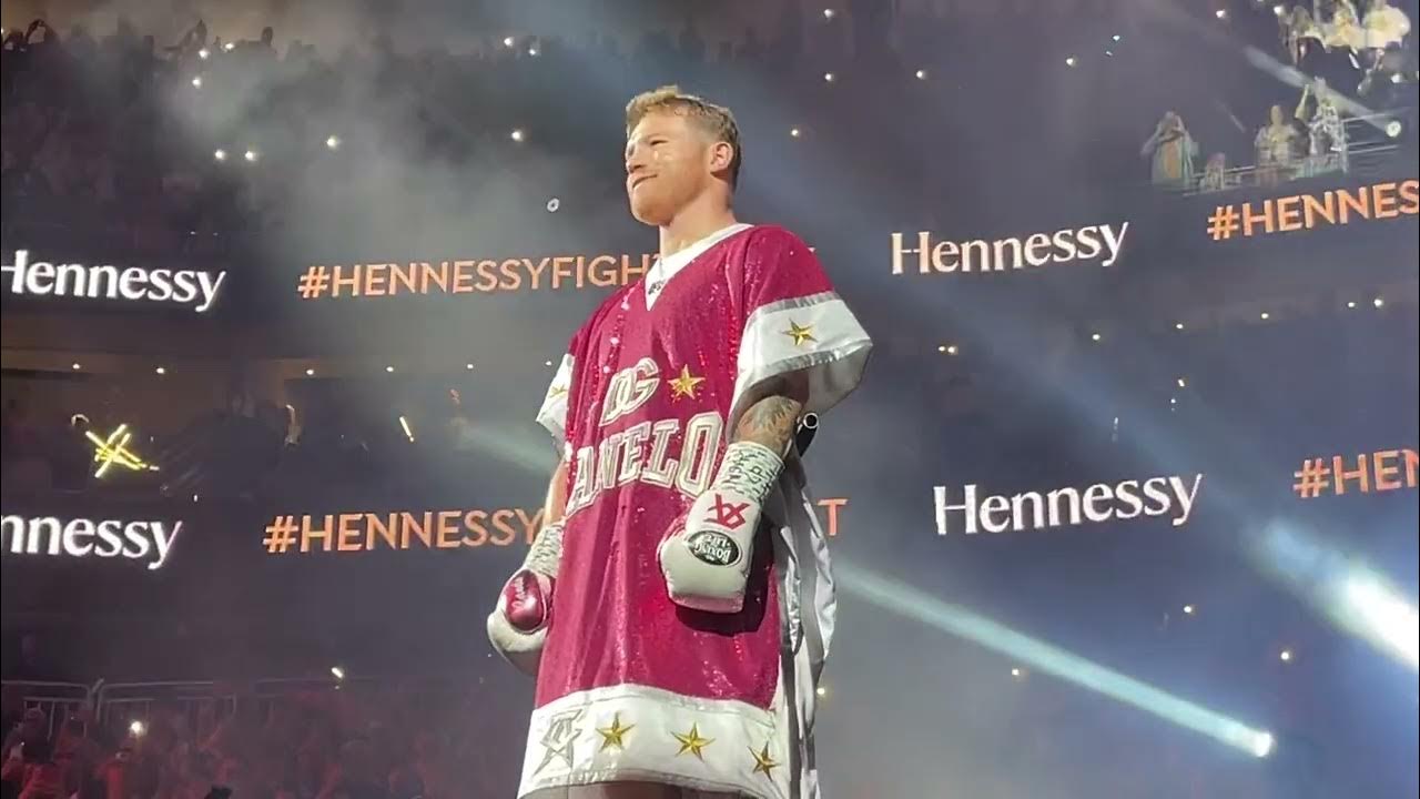 Canelo entrance & standing ovation! YouTube