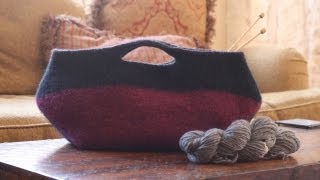 Learn to Felt - Knitted Purse