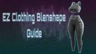 Automate clothing blendshapes Guide!!!