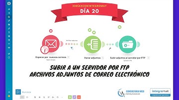 Subir a FTP archivos adjunto de Gmail - Tutorial Integromat