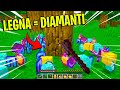 MINECRAFT MA LA *LEGNA* DROPPA *DIAMANTI* - Minecraft ITA