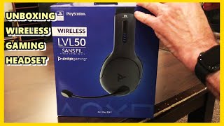 LVL 50 PDP Wireless PS4 Headphones Unboxing & Review 