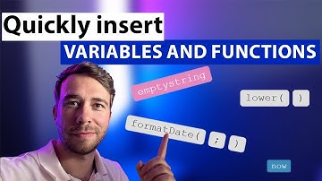 Mastering Make: Quickly insert functions and variables