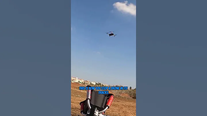 Drone Net Gun Stops Them Instantly #drone #innovation