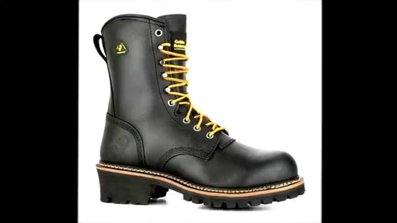 golden retriever logger boots