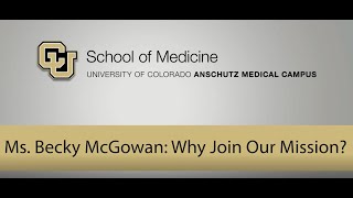 Ms Becky McGowan: Why Join Our Mission