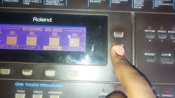 How to setup Itende Roland E-500 -please subscribe to see more vids by Oneh Nyombolo