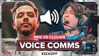HOW IT SOUNDS TO IGL YOUR WAY TO PLAYOFFS! | NRG vs. Cloud9 Voice Comms  VCT Americas Kickoff 2024