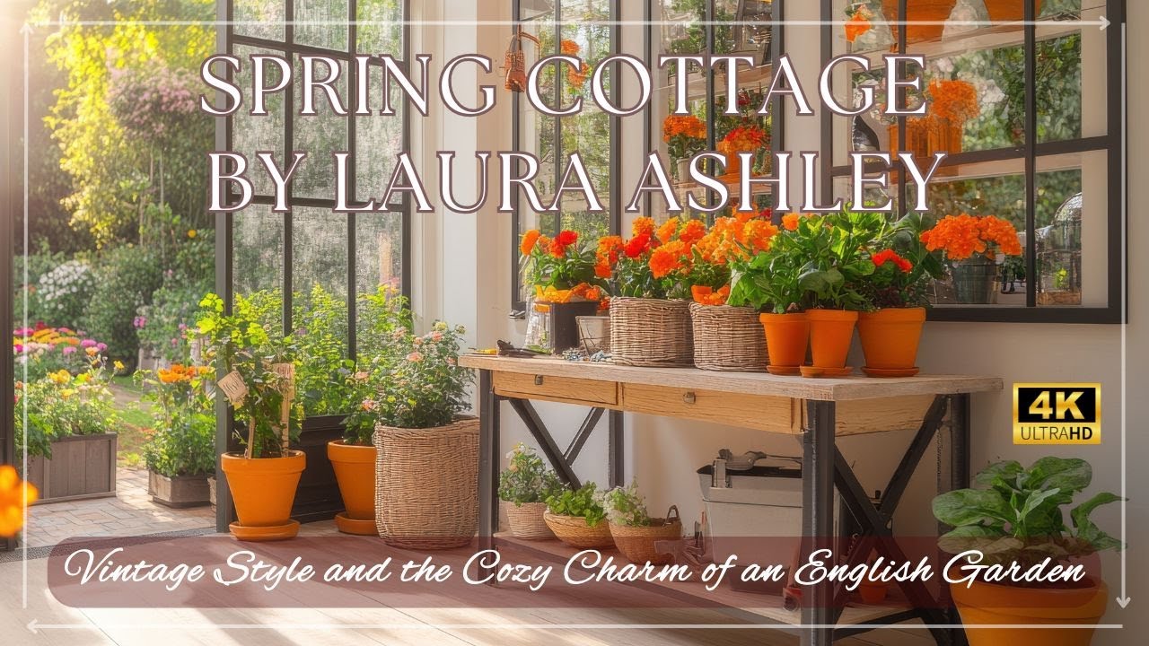 Spring Cottage by Laura Ashley with Vintage Style and the Cozy Charm of an English Garden
