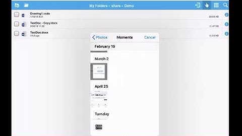 MyWorkDrive Mobile Web File Manager