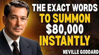 Stop Asking Command The Universe To Send You $ 80000 | Neville Goddard