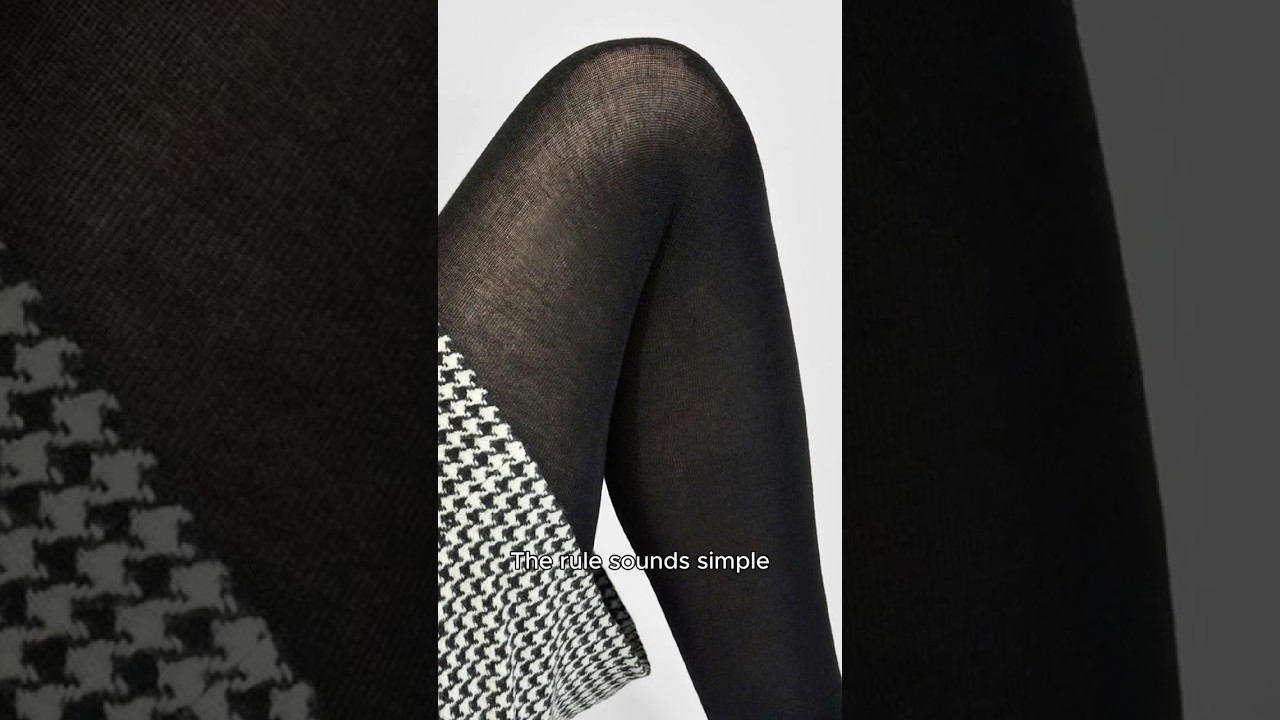 How to match your tights with shoes right