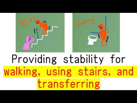 【Rehab as gentle as drinking tea】Providing stability for walking, using stairs,transferring
