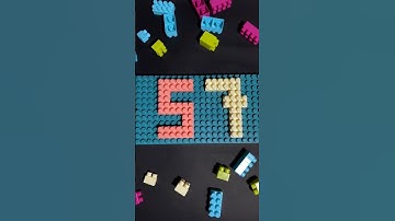 Make The Number Fifty Seven Building Blocks #lego #buildingblocks #blocks #feedshorts #shorts