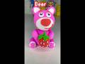 Strawberry 🍓 Bear Super 👌light Clay Ornament #airplasticine #diy #shortvideo #handmade
