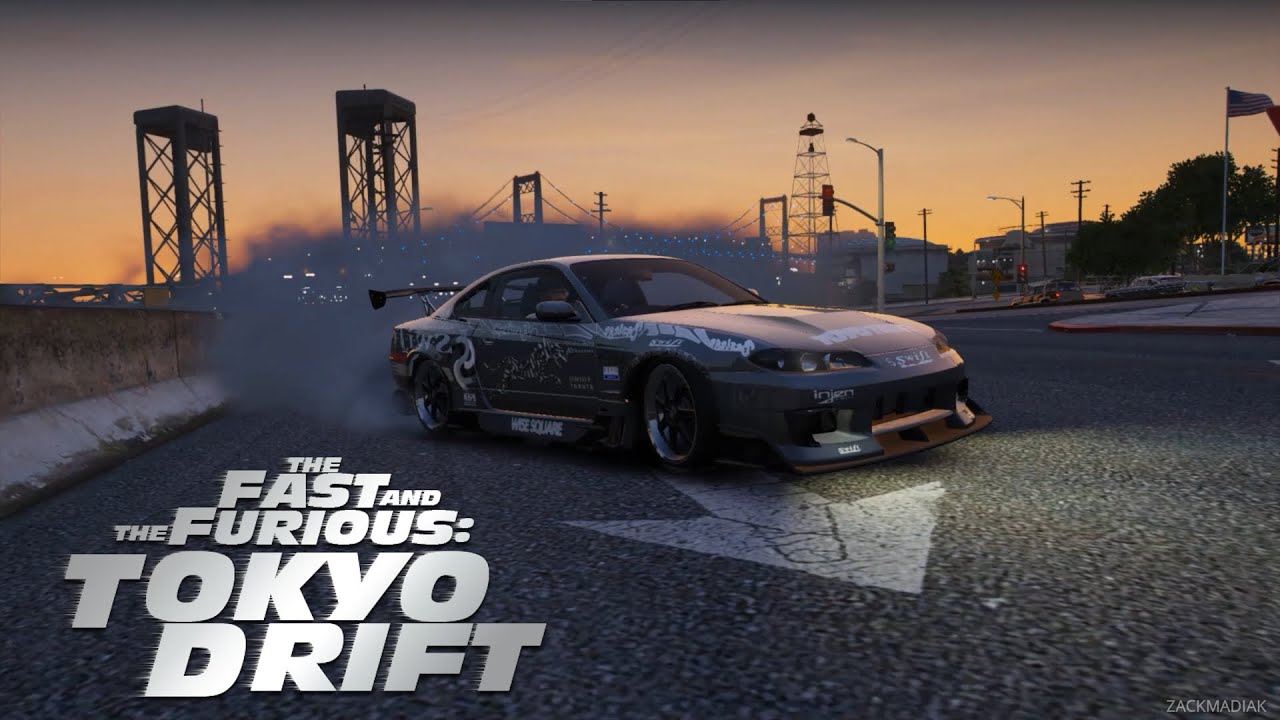 Fast & Furious Tokyo Drift . Sean's Nissan Silvia S15 Spec-R in GTA V