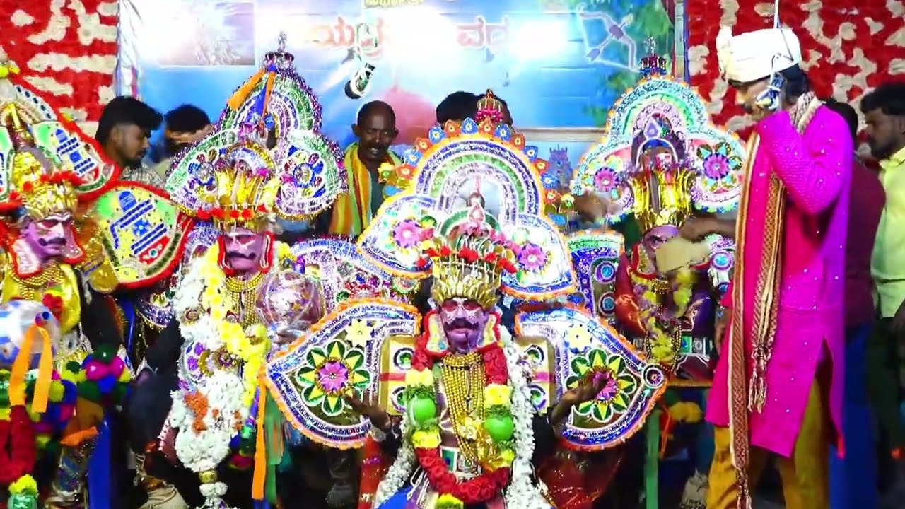 'ವೀರ ಅಭಿಮನ್ಯು ಕಾಳಗ ಜಯದ್ರಥನ ವಧೆ' ಹೊಳಗುಂದ ಗ್ರಾಮದಲ್ಲಿ ಭಾಗ 8 Bharathi studio 98665 67298